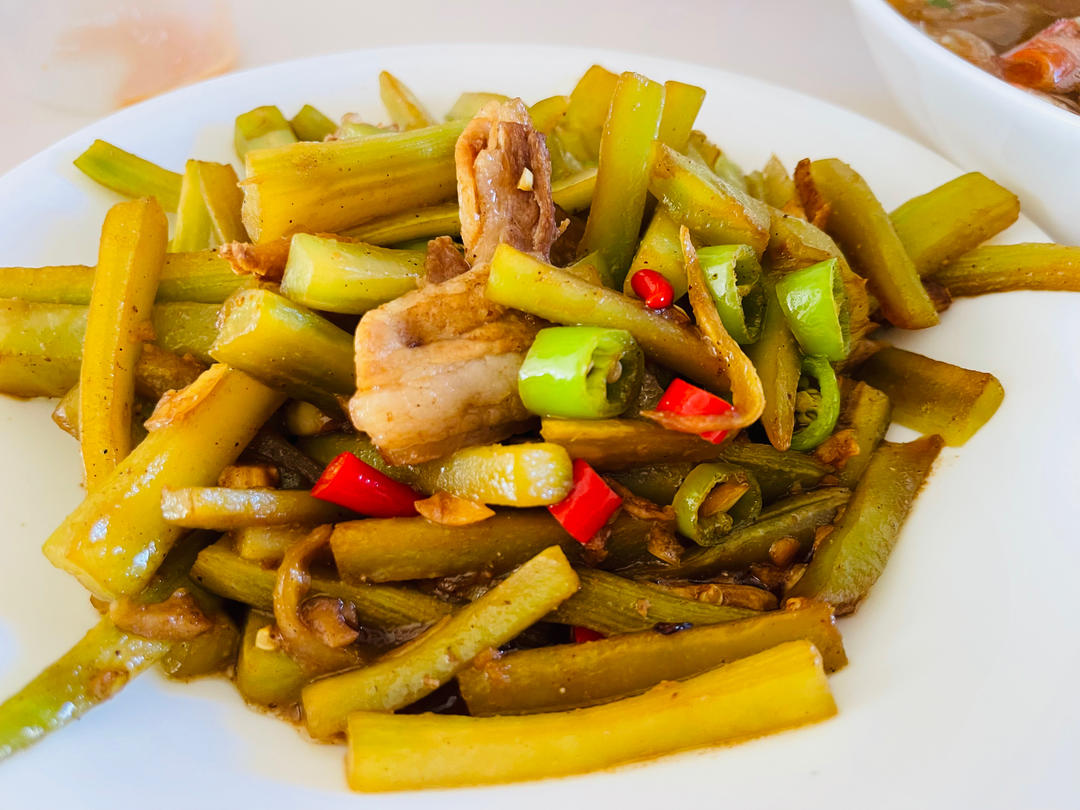 超好吃的里脊肉炒莴笋🤓