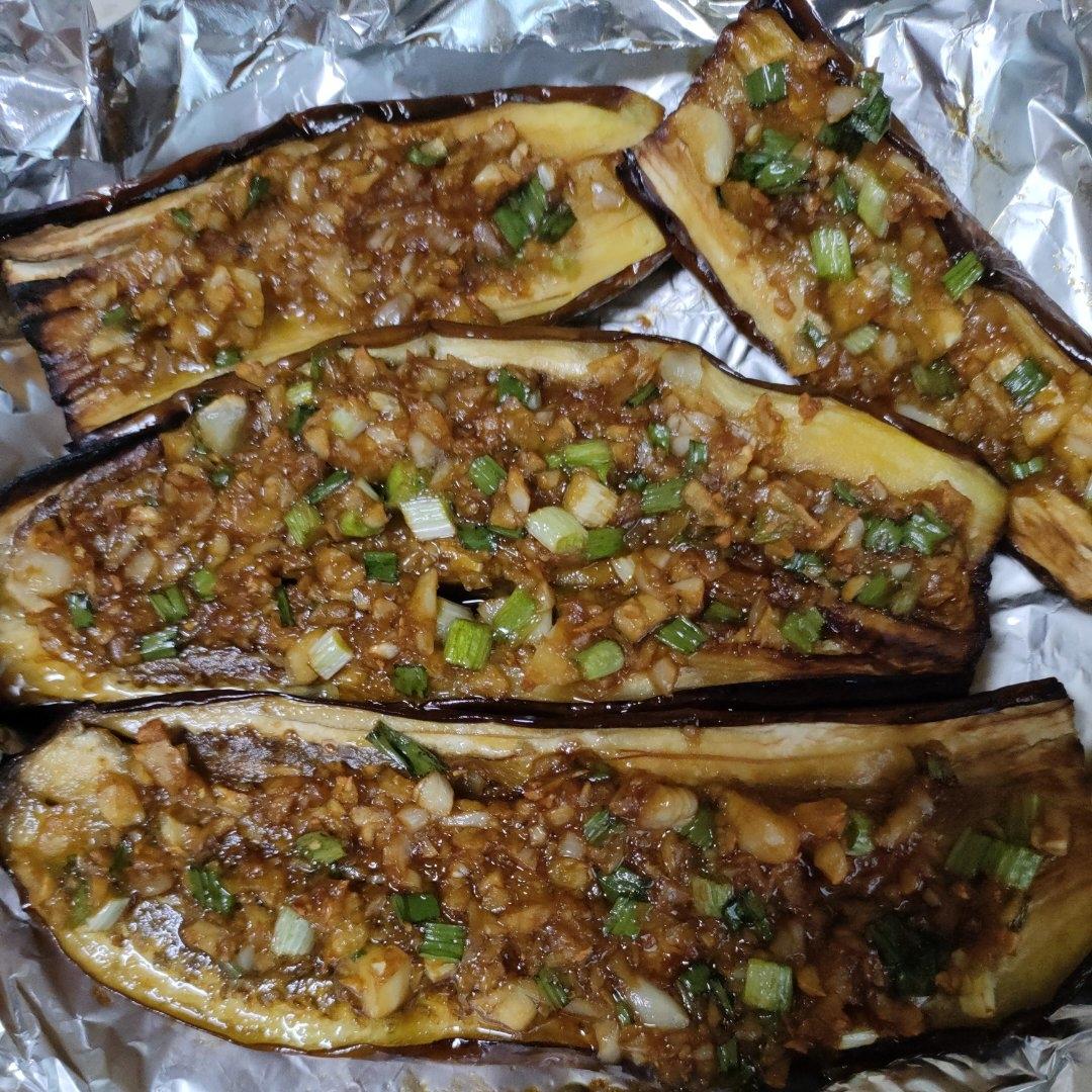 🔥蒜蓉烤茄子🍆｛空气炸锅食谱｝