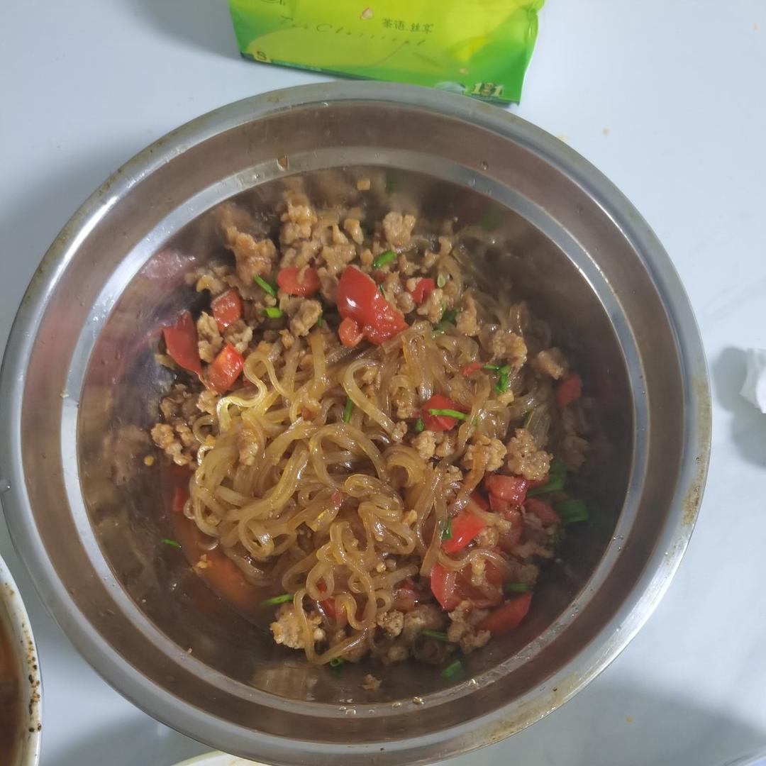 肉末炒粉丝