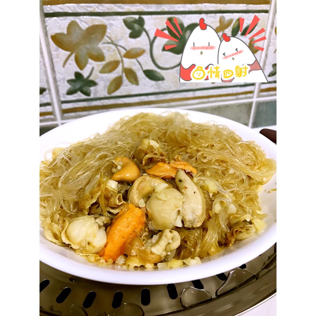 蒜蓉粉丝蒸扇贝肉（家庭简易版）