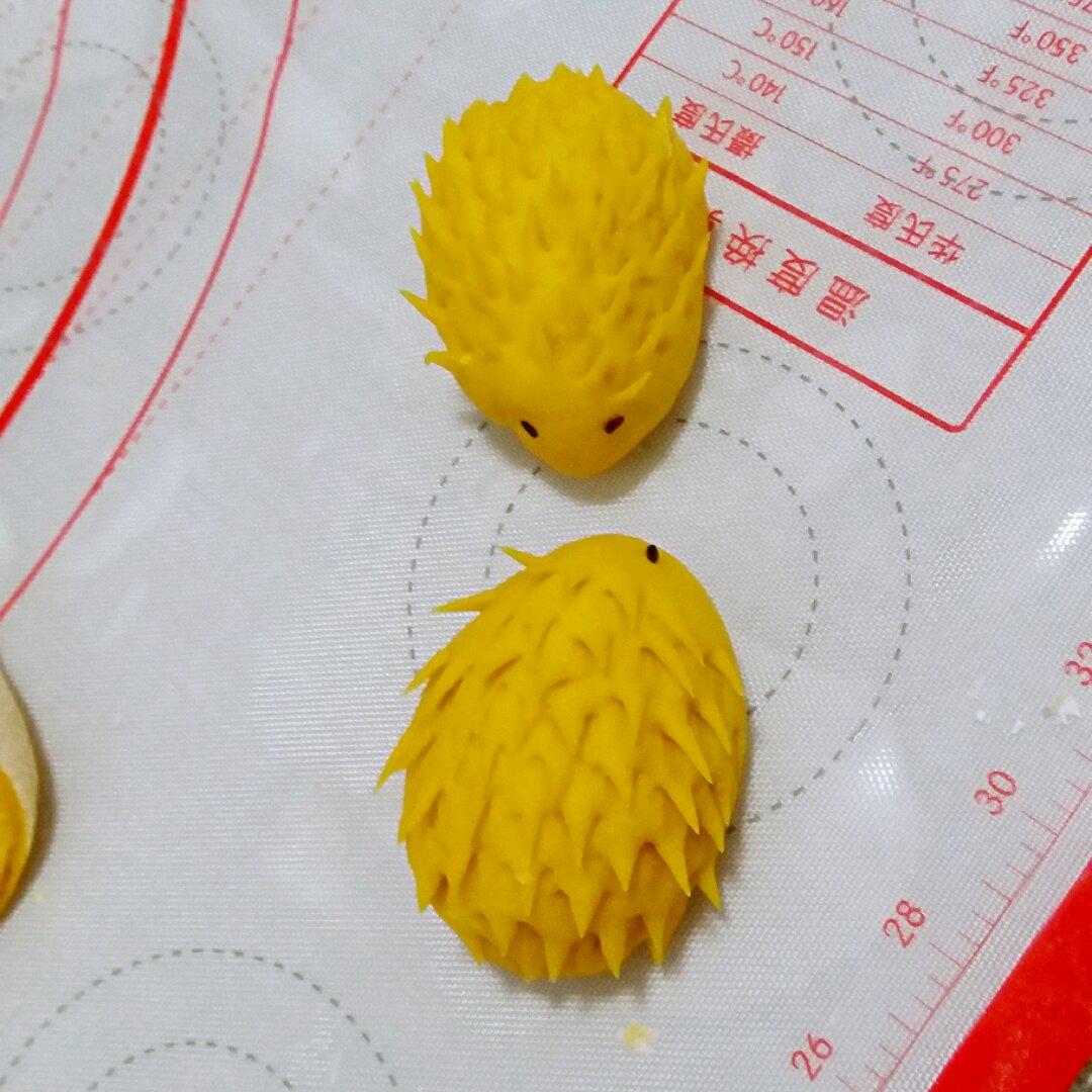 南瓜刺猬馒头