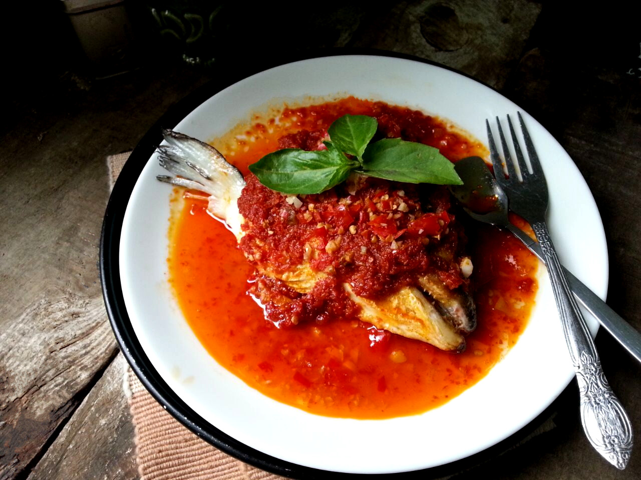 心香雨做的剁椒三文鱼头