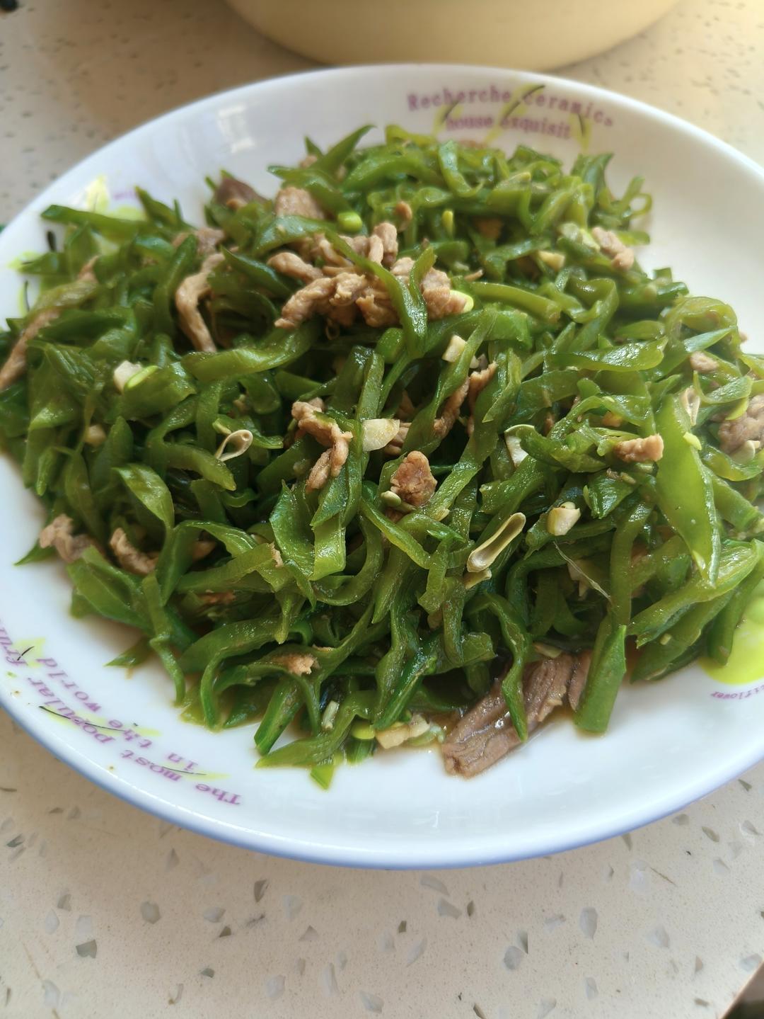 炒扁豆角丝