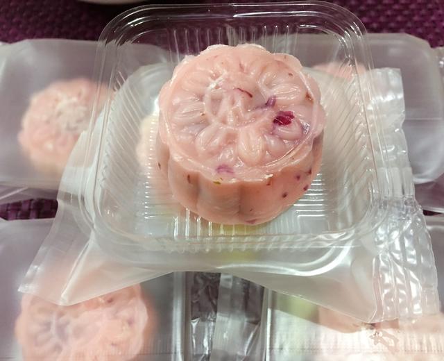 【无糖月饼】木糖醇紫薯玫瑰冰皮月饼的做法