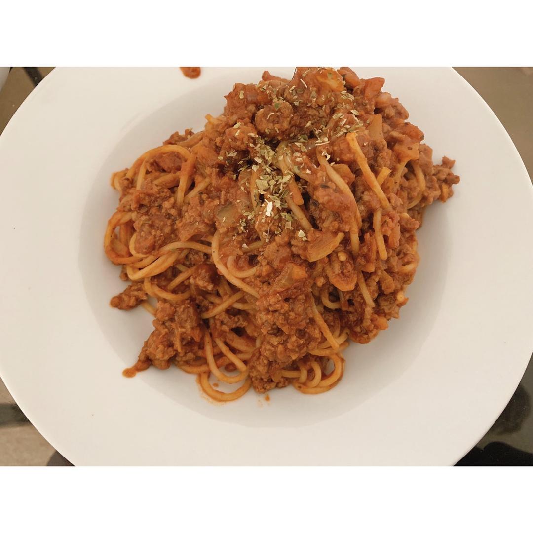 番茄肉酱意大利面