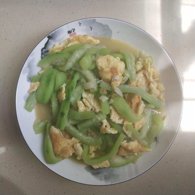 丝瓜炒蛋的做法