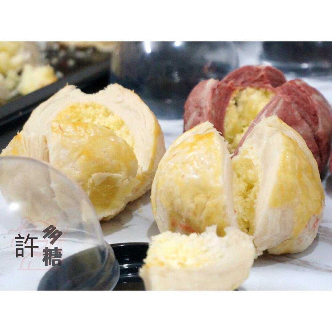 花开富贵之四种口味的椰蓉开口酥