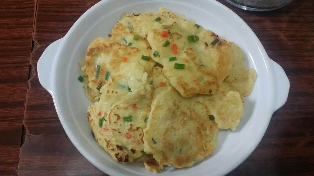 豆腐渣鸡蛋饼的做法