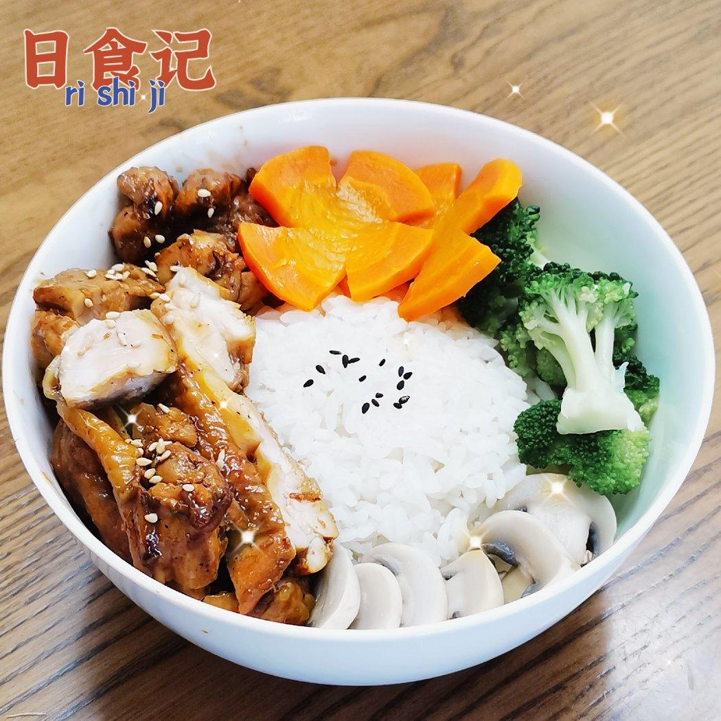 照烧鸡腿饭