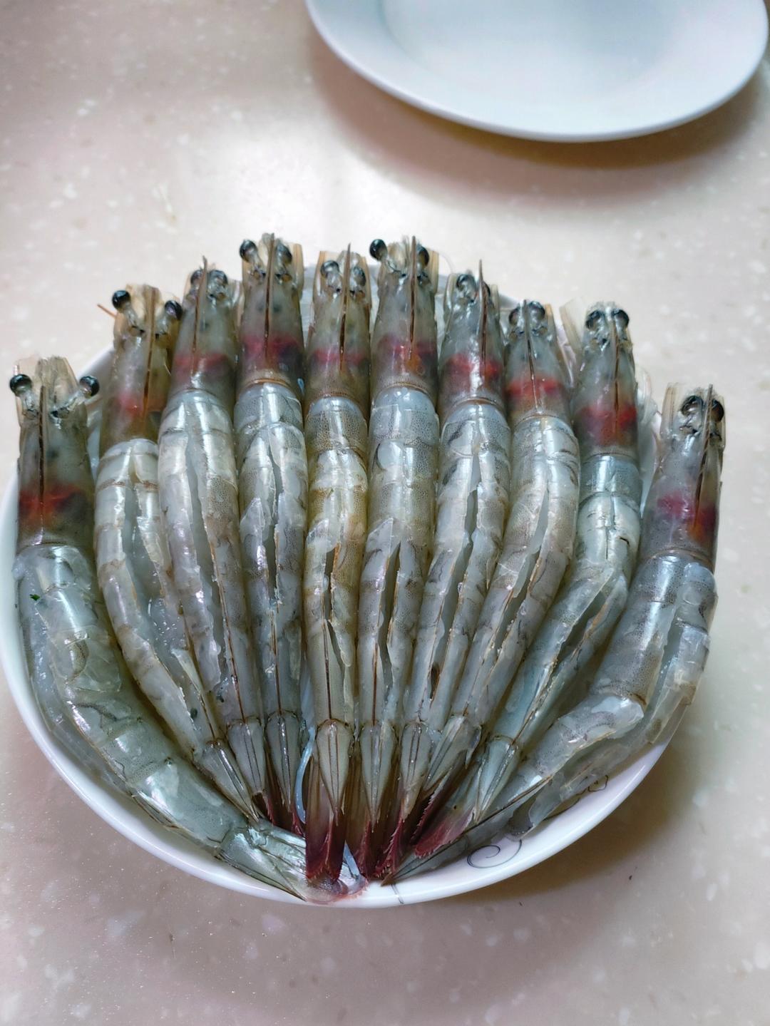 蒜蓉蒸虾
