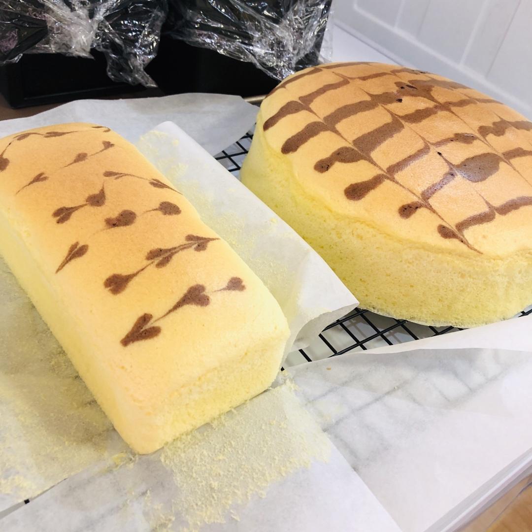 古早蛋糕（芝士夹心）