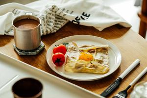 冬日暖心早餐—法式荞麦薄饼+热巧克力的做法 步骤20
