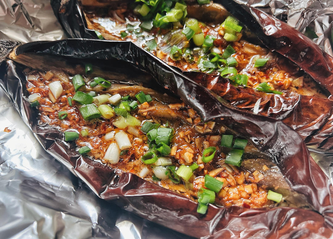 烤烤茄子 by oven