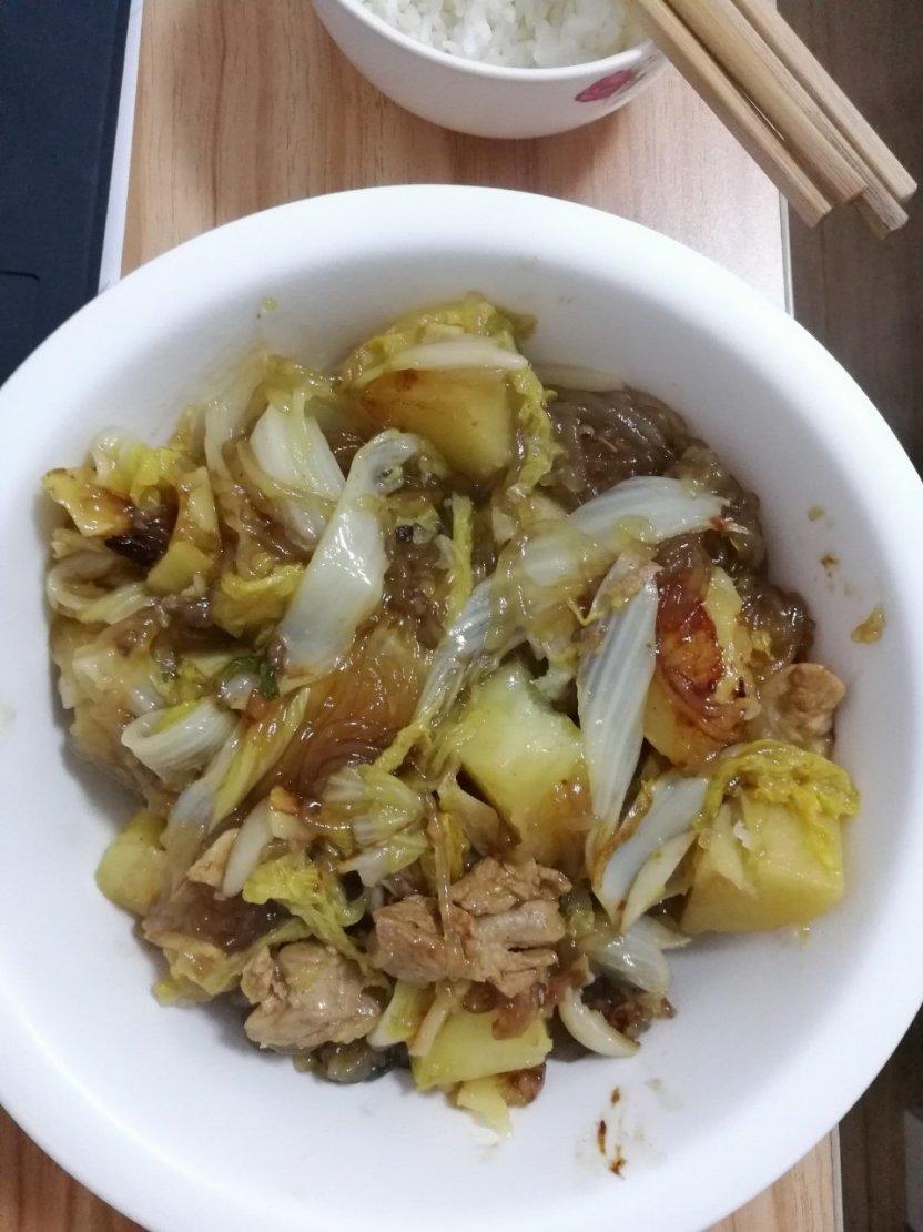 简易版猪肉炖粉条