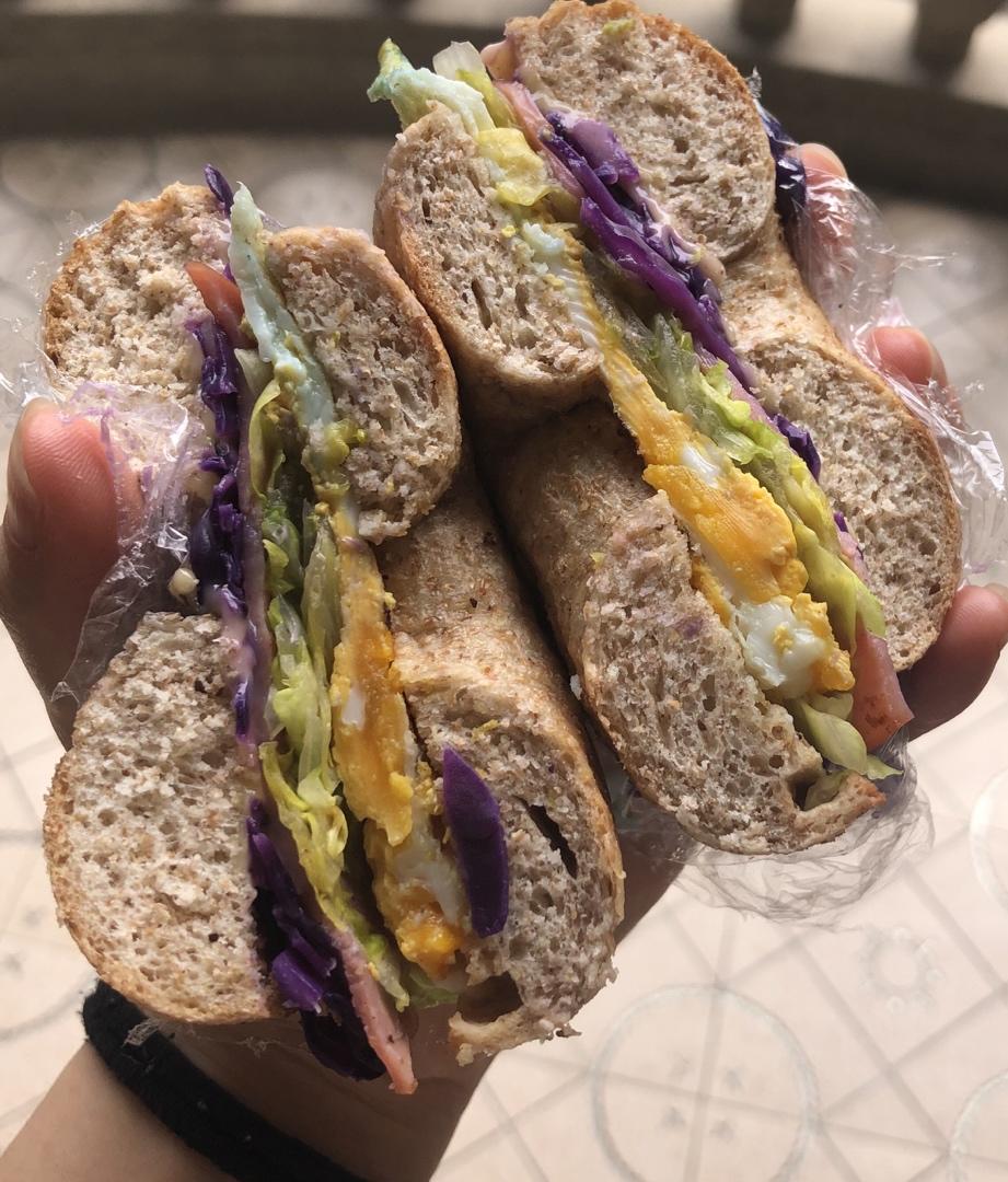 100%全麦贝果 基础纯全麦贝果