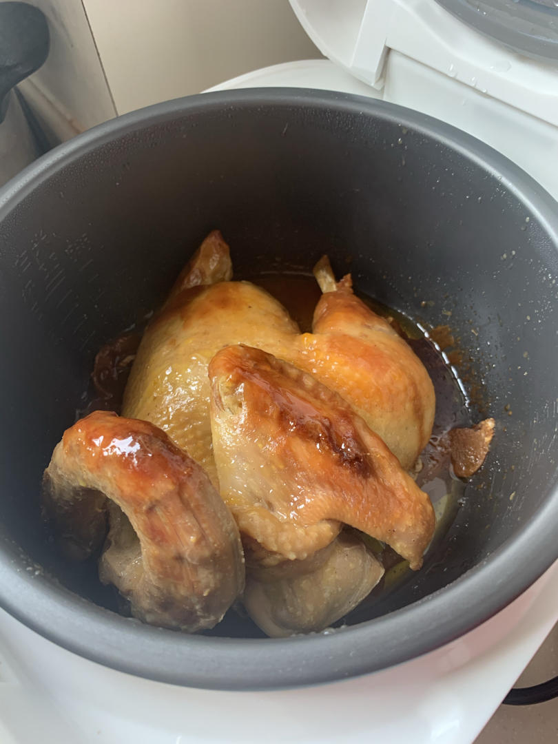 电饭煲盐焗鸡【手撕鸡】简易版