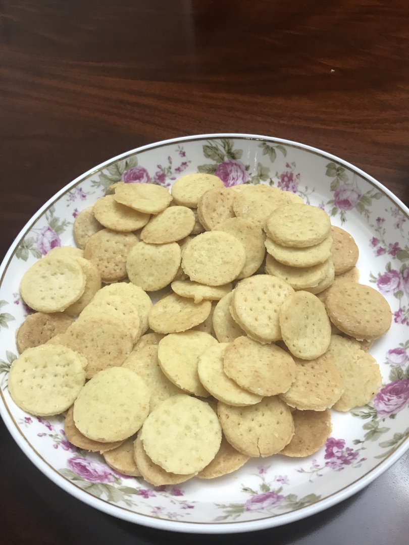 自制网红饼干-日式海盐小饼干（日式小圆饼干）
