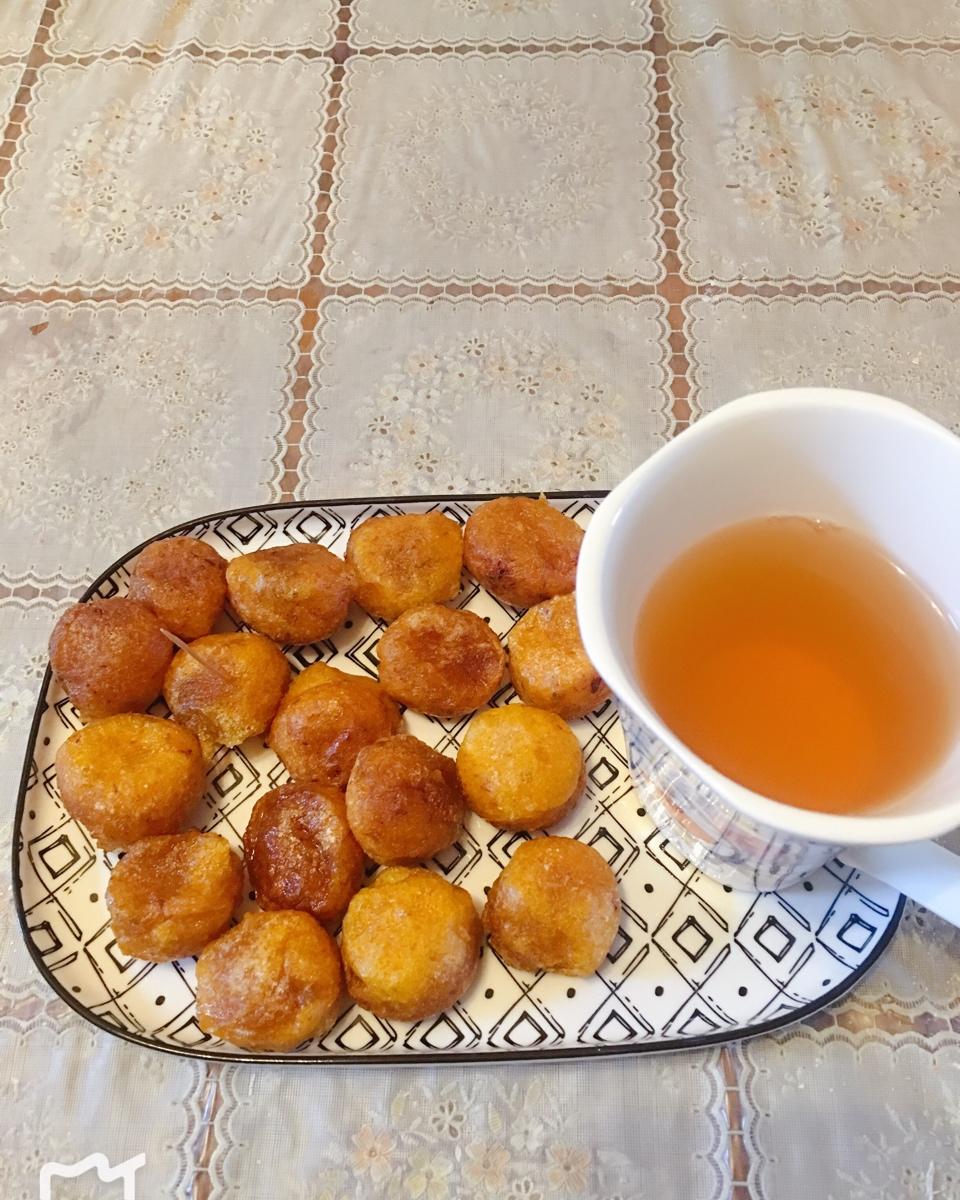 木薯红薯球