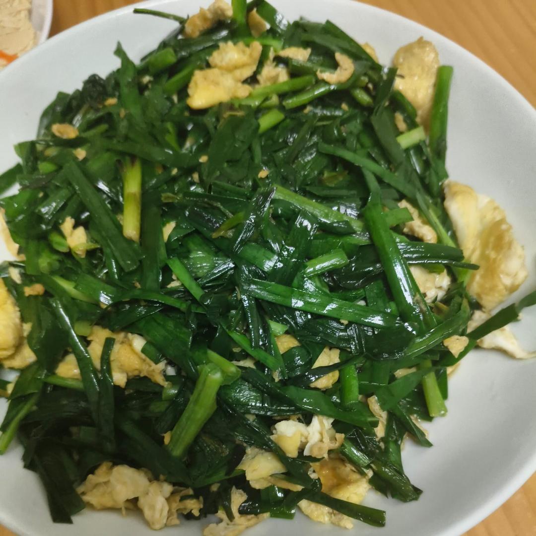 韭菜炒鸡蛋——三分钟快手下饭菜 掌握火候的秘诀