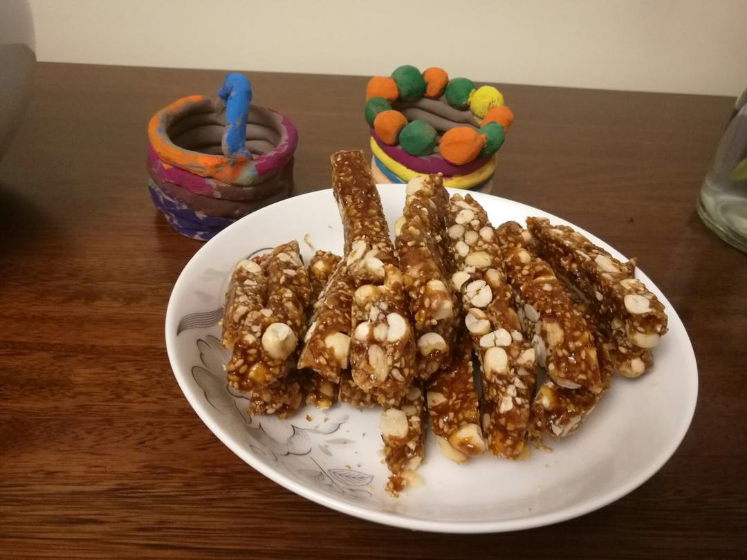 无水无油香脆花生糖