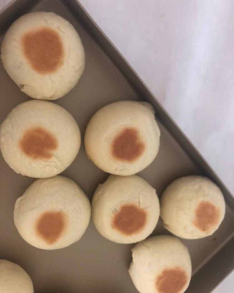 发面绿豆饼vs绿豆沙烤包子