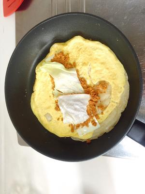 台湾传统早餐快手全麦芝士肉松蛋饼的做法 步骤6