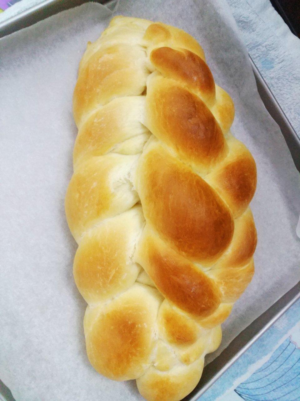 超简单大辫子面包