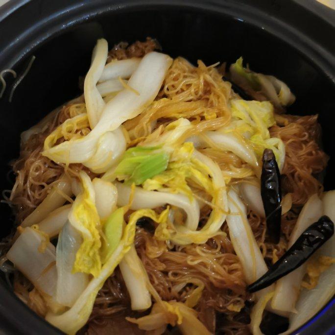 大白菜炒粉丝