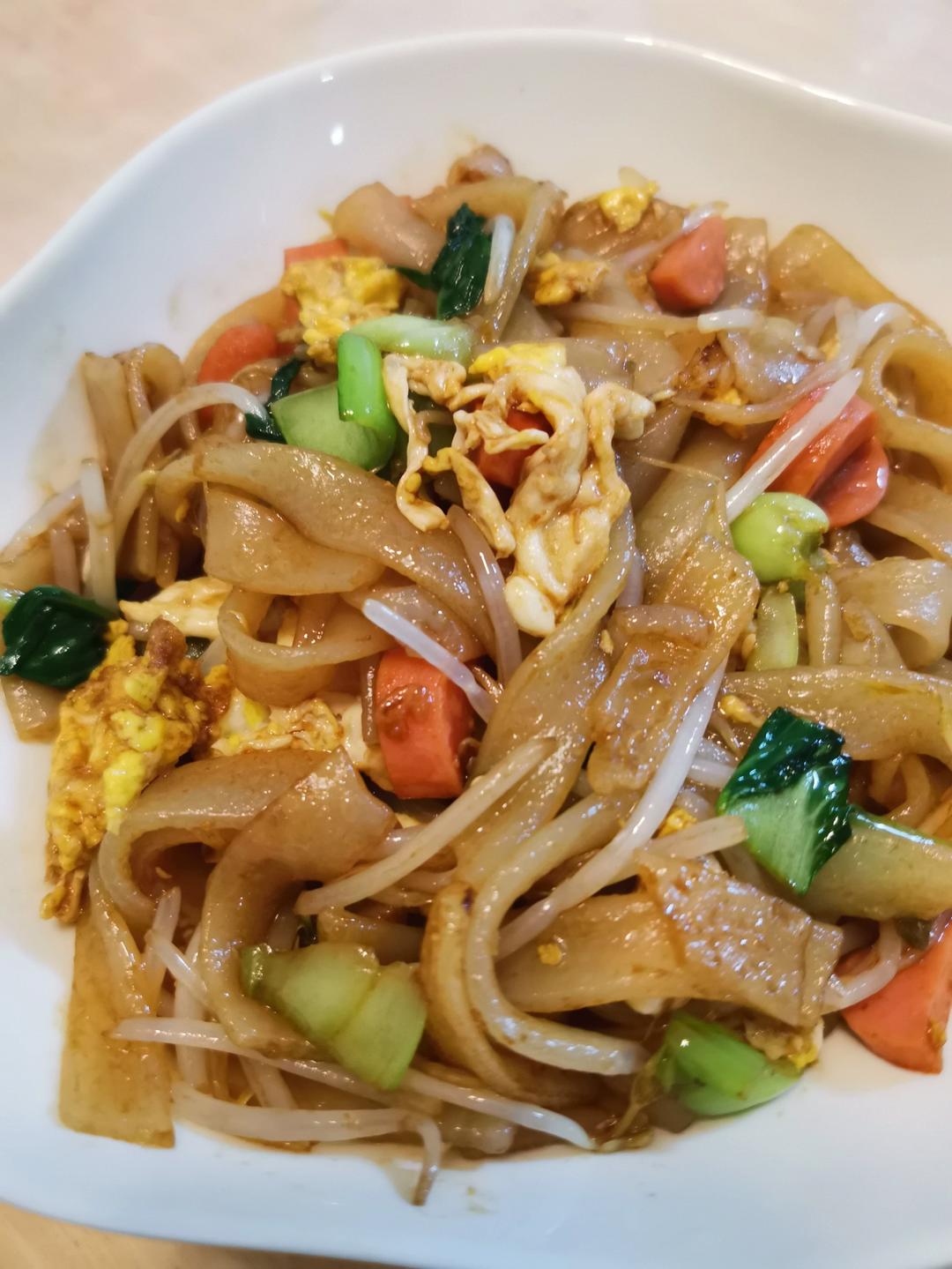 也幽泪做的炒河粉