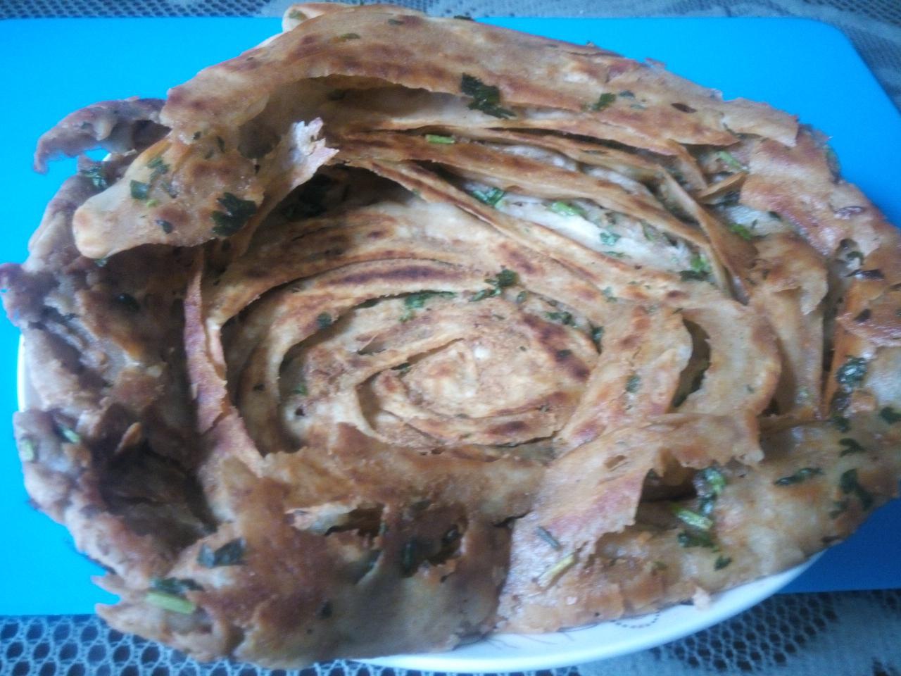 美味小吃不只是街边有哦，自己做的更健康丨花生酱手抓饼 · 圆满素食