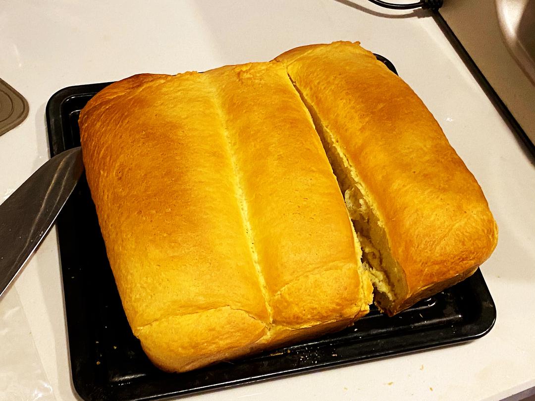 纯奶手撕吐司的做法 步骤1