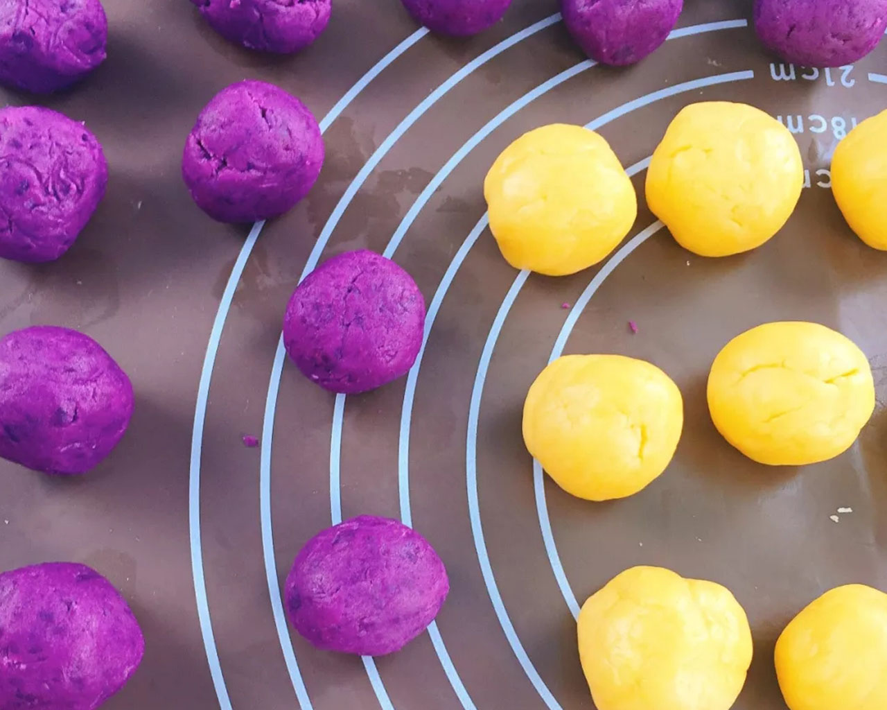紫薯爆浆芝士仙豆糕的做法 步骤9