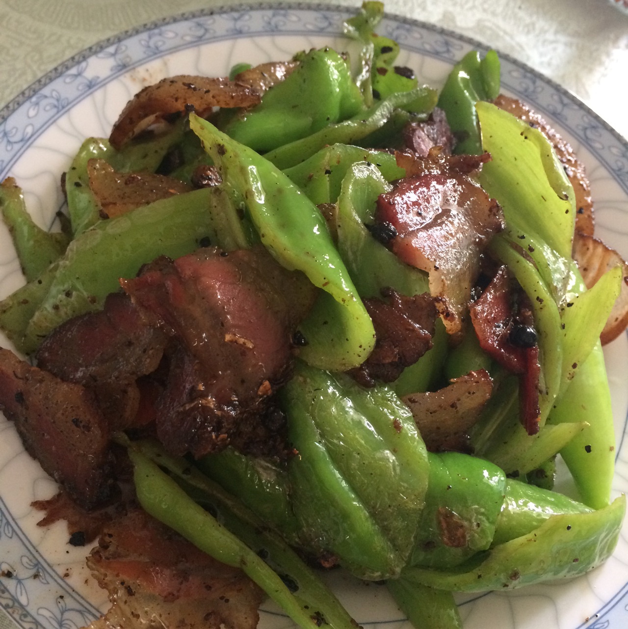 青椒炒腊肉