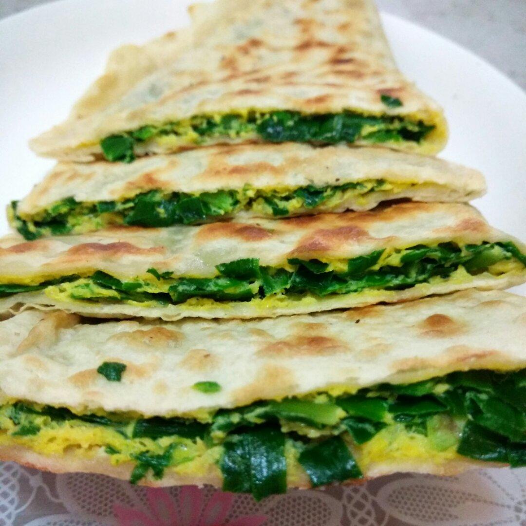 早餐612017年3月19日#早餐612017年3月19日#今早吃咸馍和韭菜盒子