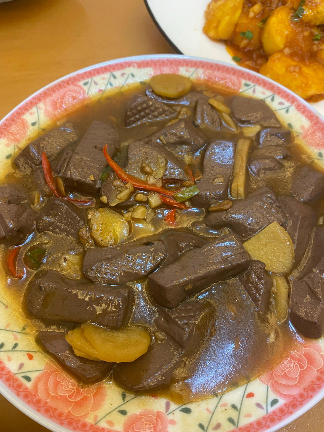 无敌好吃入味红烧猪血