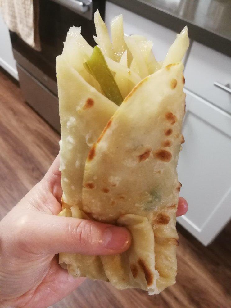 土豆丝卷饼