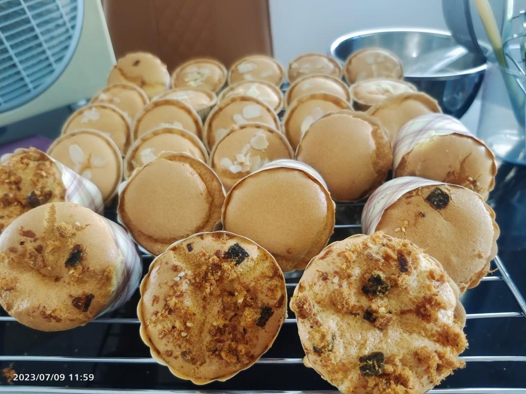 纸杯蛋糕 8寸戚风蛋糕的量