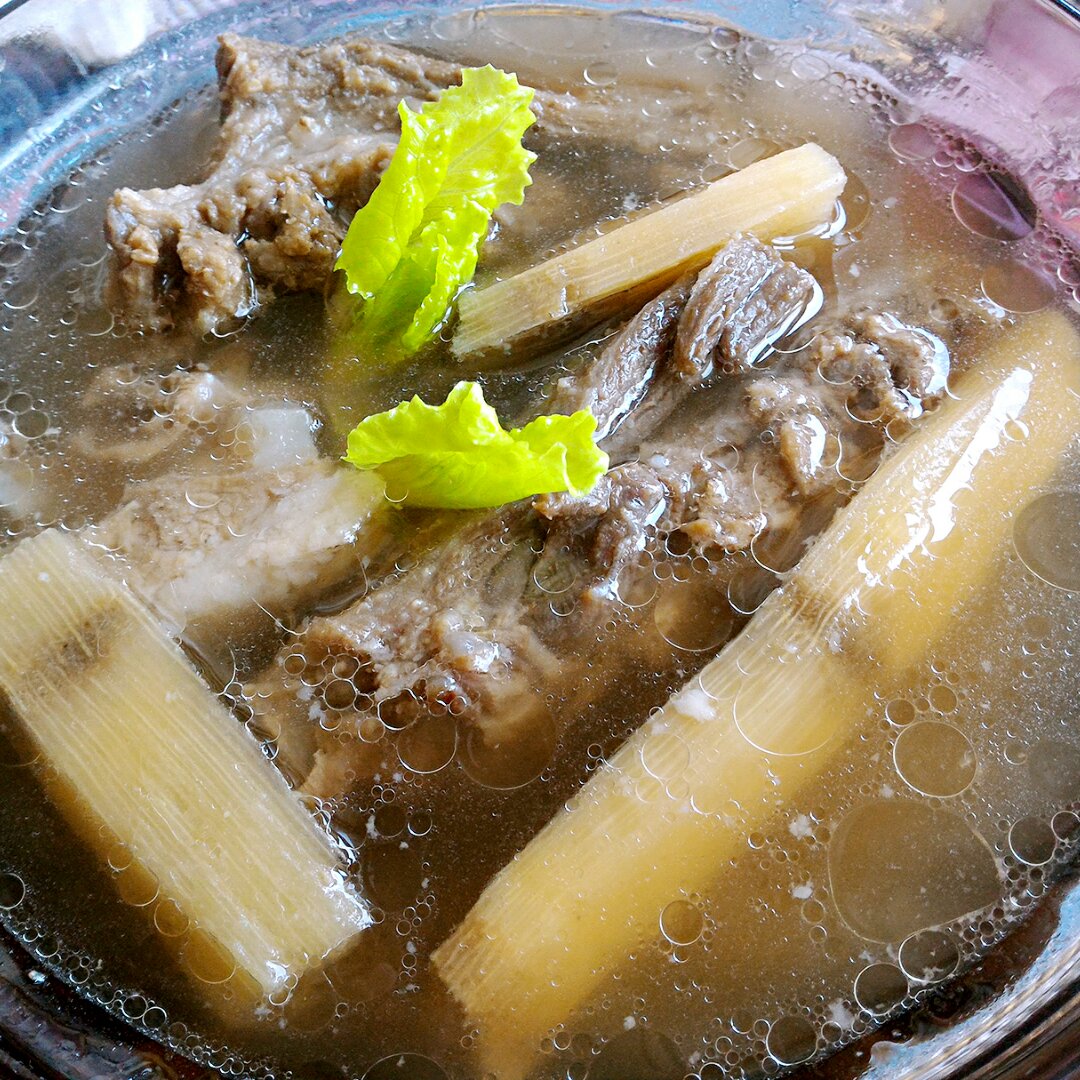 甘蔗炖羊排，的确不是暗黑料理｜小羽私厨