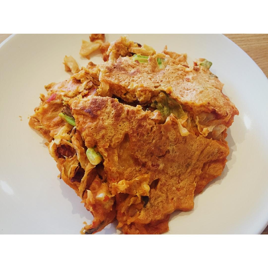 辣白菜饼