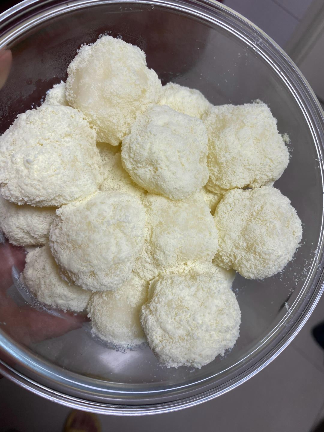 街头超火的鲜奶小麻糍【消耗雪媚娘预拌粉】