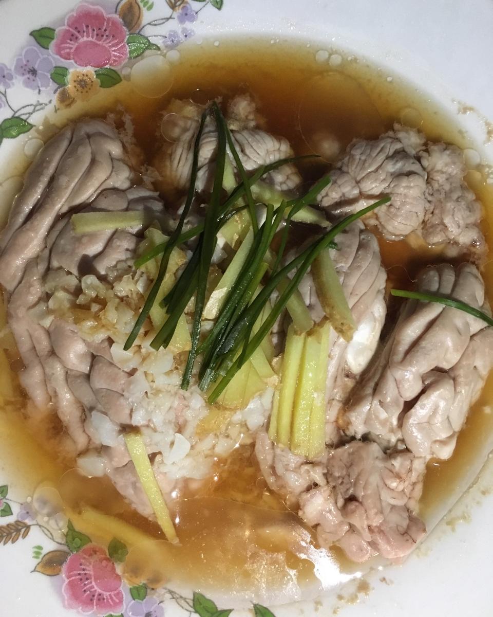 清蒸猪脑