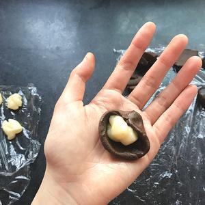 「少油软曲奇」巧克力豆/巧克力蔓越莓/巧克力麻薯可可曲奇饼干的做法 步骤15