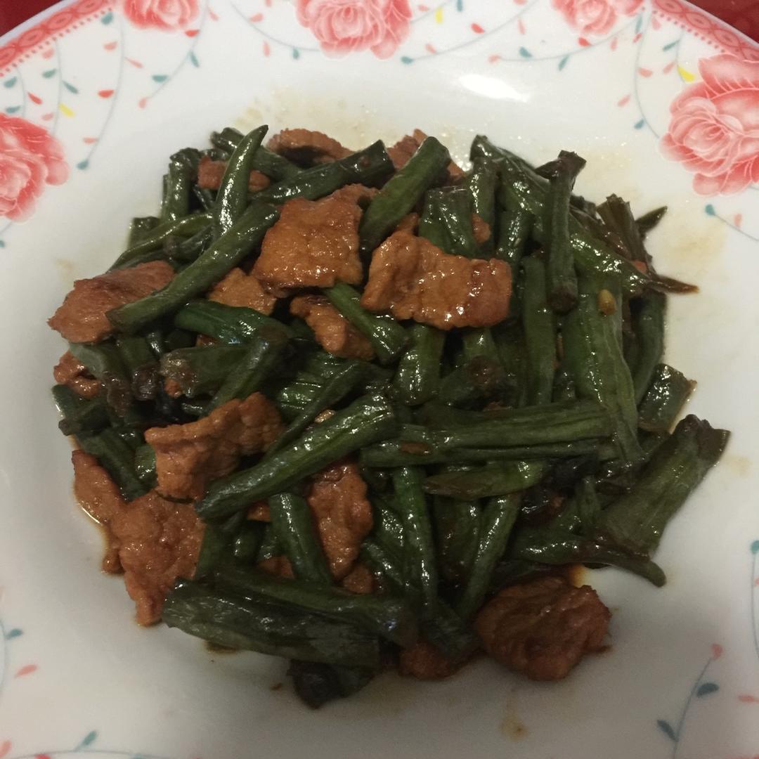 线豆儿炒肉