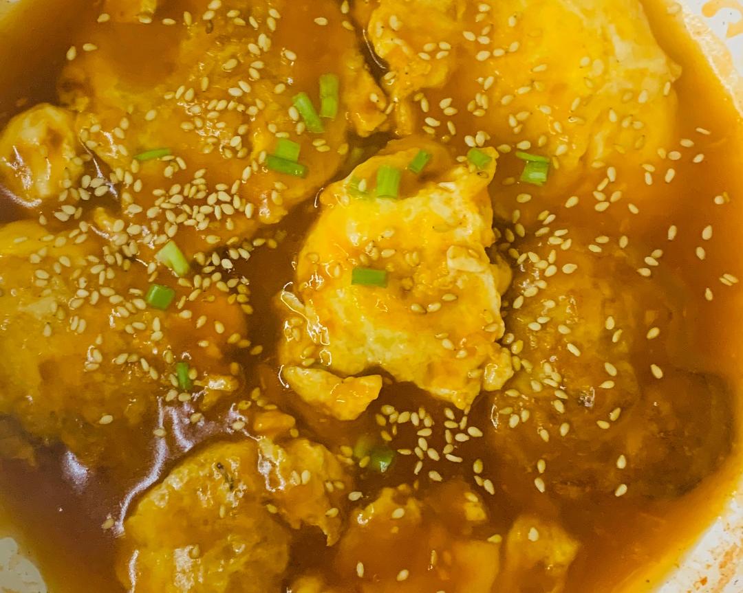 🔥一人食|如果家里只剩两鸡蛋（糖醋鸡蛋）的做法