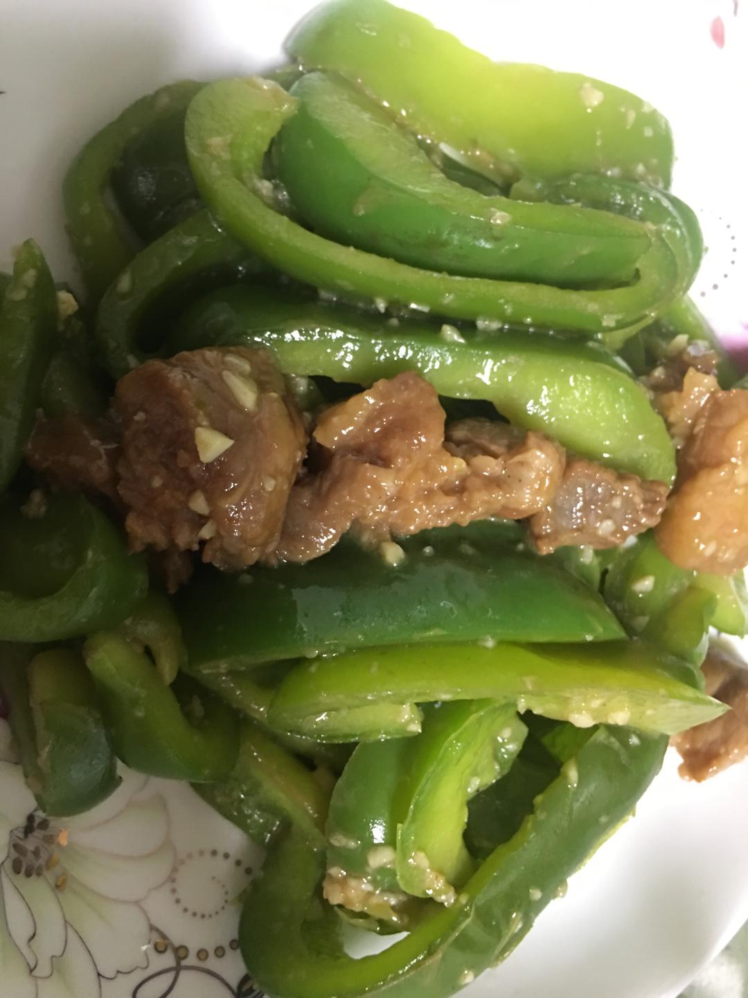 蒜蓉炒青椒