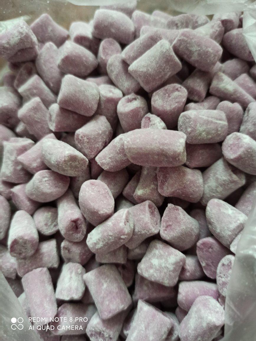 紫薯芋圆，不松散，附上窍门详细比例！