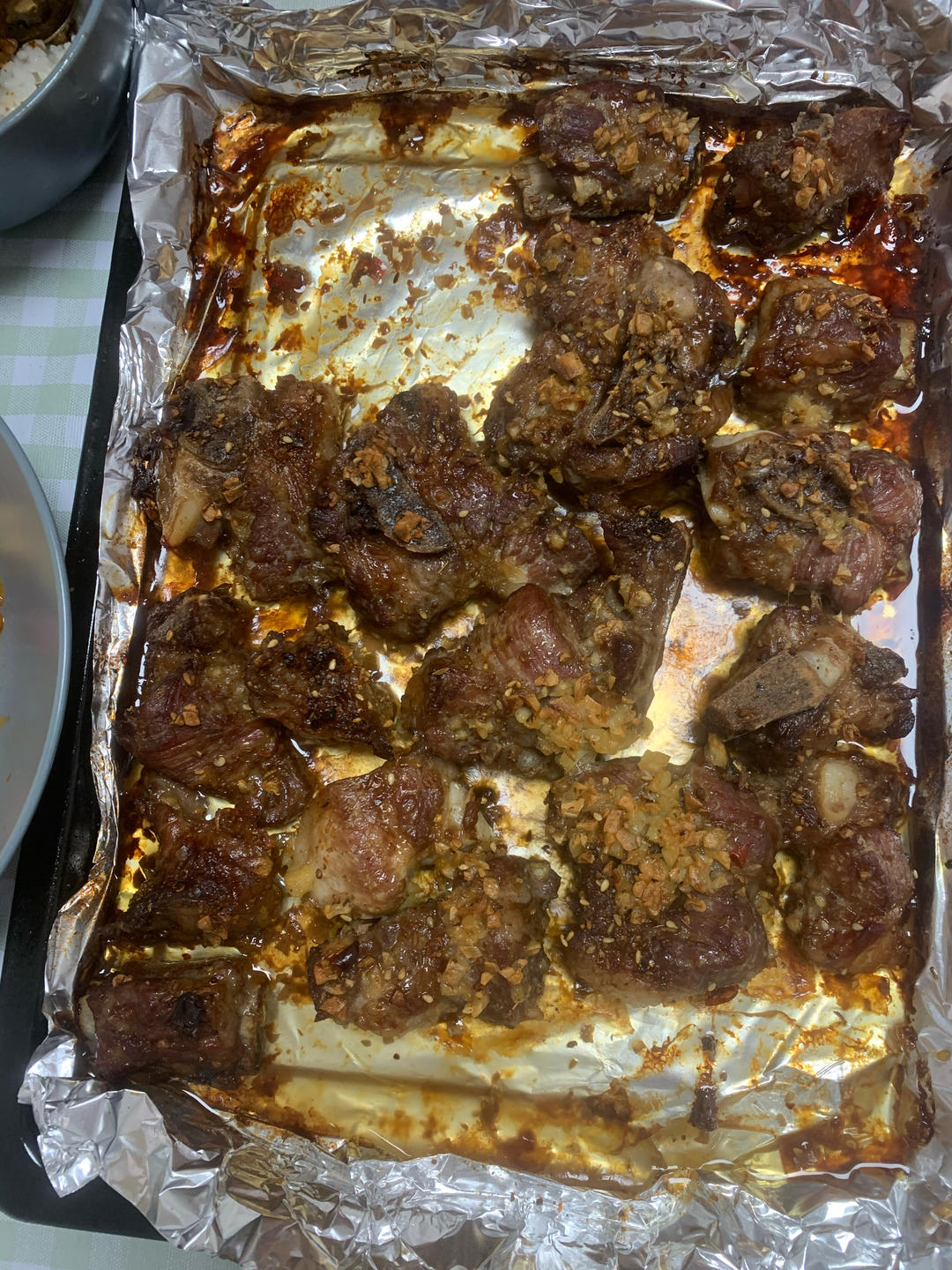 香到骨头里的蒜香排骨（烤箱）