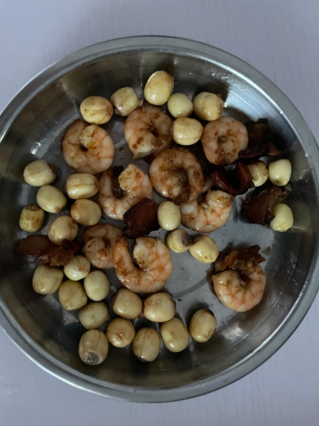 鲜莲子炒虾仁