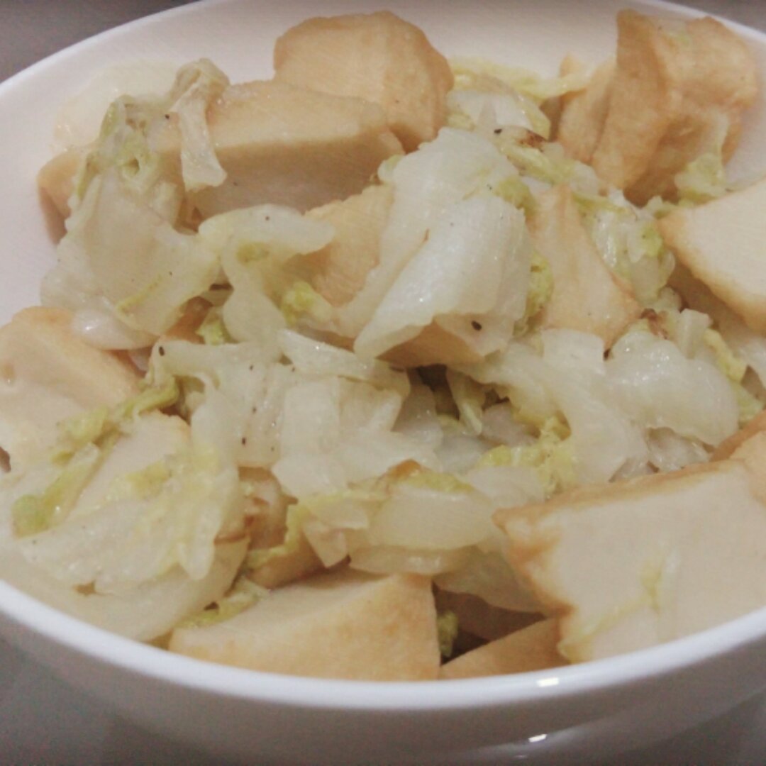 鱼豆腐炖白菜