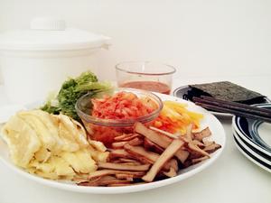 韩式手卷餐的做法 步骤1